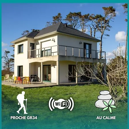 Ti Ar Park/ Wifi /grands Espaces Semesterbostad Roscanvel
